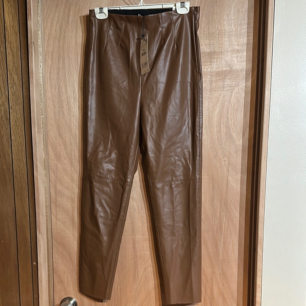 Zara high rise leggings large nwt